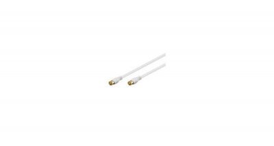  Goobay 62747 C&acirc;ble de Connexion SAT (80 dB), F-Quick, Double Blindage, 5m Longueur