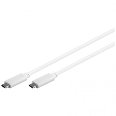 GENERIQUE Goobay 67194 C&acirc;ble USB-C 3.1 1re G&eacute;n&eacute;ration, Blanc, 1m Longueur
