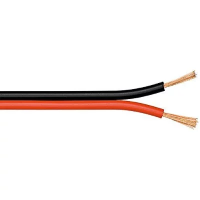 GOOBAY  67736&nbsp;c&acirc;ble de haut-parleur 25&nbsp;m rouge/noir