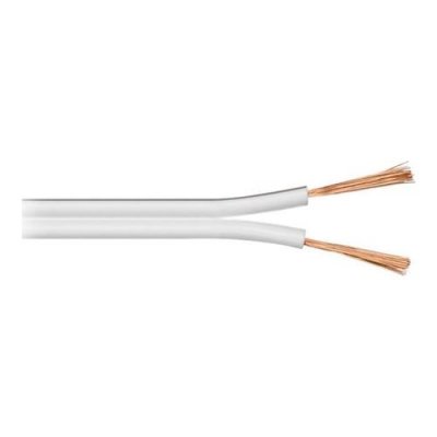 GENERIQUE Goobay 67743&nbsp;C&acirc;ble de haut-parleur Blanc 50&nbsp;m