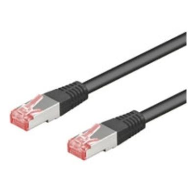 WENTRONIC Goobay 68699 CAT 6 C&acirc;ble de Liaison, S/FTP (PiMF), Noir, 30m Longueur de C&acirc;ble