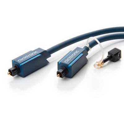 CLICKTRONIC Goobay 70366 c&acirc;ble audio 1 m Toslink Bleu - Neuf