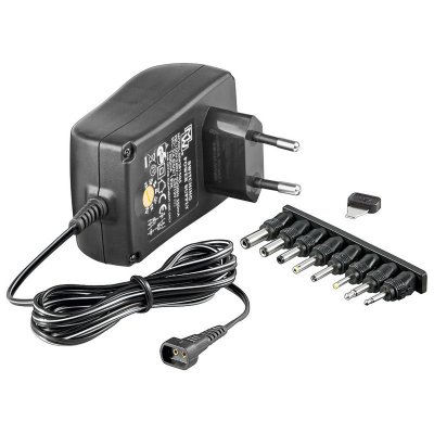 GOOBAY  AC/DC Adaptor Adaptateur de Puissance & onduleur Noir