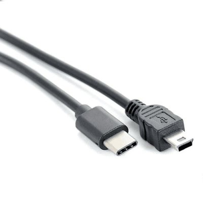 WENTRONIC Goobay C&acirc;ble USB 2.0 mini (type B, 5-pin) M&acirc;le > USB-C M&acirc;le 0,5 m Noir