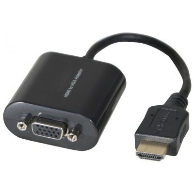 GENERIQUE goobay - Convertisseur vid&eacute;o - HDMI - VGA - noir - En vrac