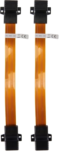 WENTRONIC Goobay NET CAT 2x RJ45 Jack Passe-fen&ecirc;tre C&acirc;ble LAN 25 cm