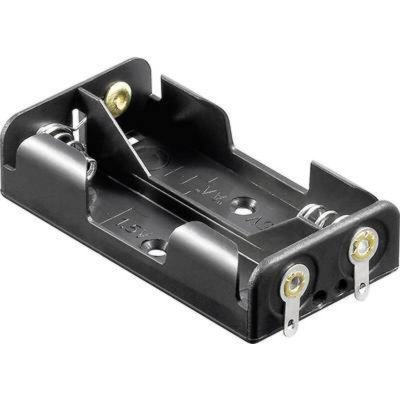 GOOBAY  Support Piles pour 2 xAA (Mignon) Cosse &agrave; Souder U