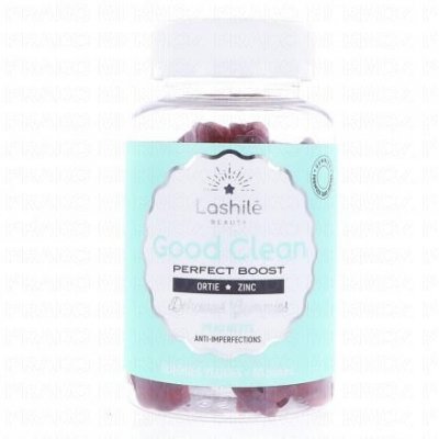 LASHILE BEAUTY Good Clean 60 gummies Perfect Boost Sans Sucres Lashil&eacute; Beauty