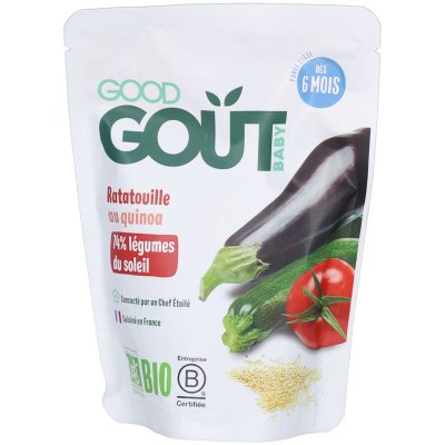 GOOD GOUT Good Go&ucirc;t Ratatouille au Quinoa d&egrave;s 6 Mois Bio 190 g - Sachet 190 g
