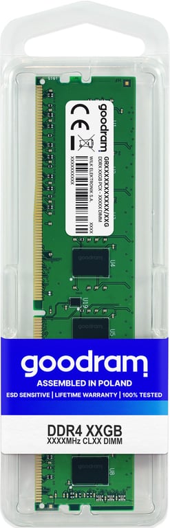 GOODRAM  Gr2400d464l17/16g 1x16gb Ddr4 2400mhz Ram Memory Vert