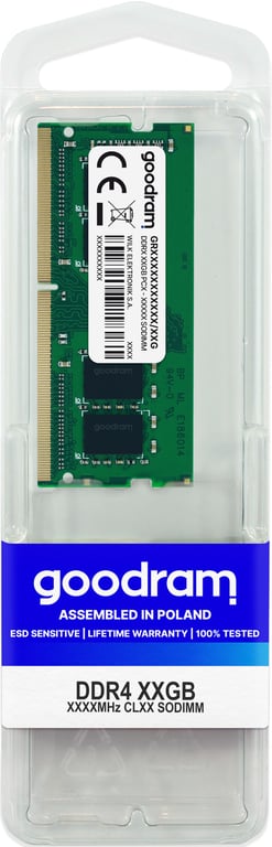 GOODRAM  GR2666D464L19S/8G memory module 8 GB DDR4 2666 MHz