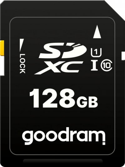 GOODRAM  S1A0-1280R12 Secure 128GB, Class 10, Memory Card