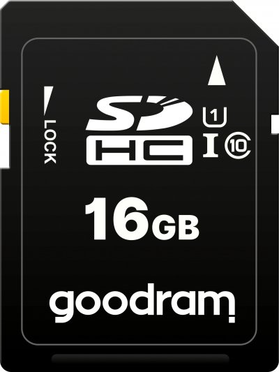 GOODRAM  S1A0 - Carte m&eacute;moire flash - 16 Go - Video Class V10 / UHS-I U1 / Class10 - SDHC UHS-I