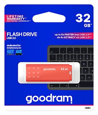 GOODRAM  UME3-0320O0R11 CL&Eacute; USB 32 Go USB 3.0 Orange