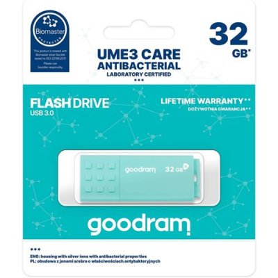GOODRAM  UME3 CARE 32GB USB 3.0 Antibacterial