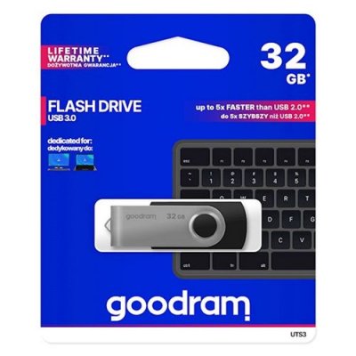 GOODRAM  UTS3 - Cl&eacute; USB - 32 Go - USB 3.1 Gen 1 - noir
