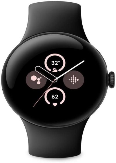 GOOGLE  Pixel Watch 2 (Wi-Fi) noir mat Bracelet Sport obsidienne - neuf