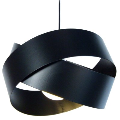 TOSEL GORDIUM - Suspension g&eacute;om&eacute;trique m&eacute;tal noir