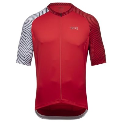 GORE WEAR Gore&reg; Wear C5 Optiline Short Sleeve Jersey Rouge S Homme