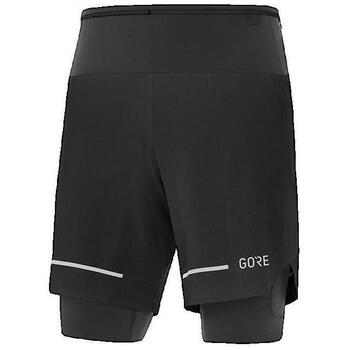 GOREWEAR GORE WEAR Short de Running pour Hommes Ultimate 2 en 1, S, Noir