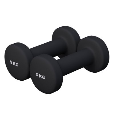 GORILLA SPORTS  - 1 KG (2x0,5) &agrave; 10kg (2x5,0) Halt&egrave;res fitness en vinyle - Poids : 10 KG