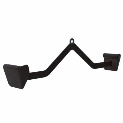 GORILLA SPORTS  - Barre de traction latissimus en caoutchouc noir 
