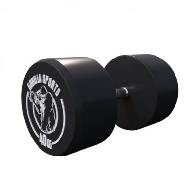 GORILLA SPORTS  Halt&egrave;res Ronds Caoutchouc - De 2,5 &agrave; 40 KG