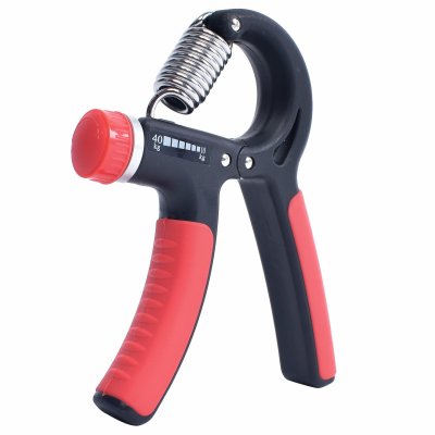 GORILLA SPORTS  Hand Grip r&eacute;glable de 10 &agrave; 40 kg - Couleur Orange/Gris