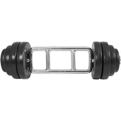 GORILLA SPORTS  Set pour Triceps avec disques Plastique 35 kg
