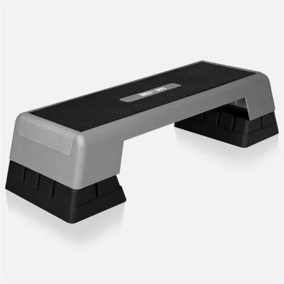GORILLA SPORTS  - Step d'a&eacute;robic, grand - r&eacute;glable en hauteur