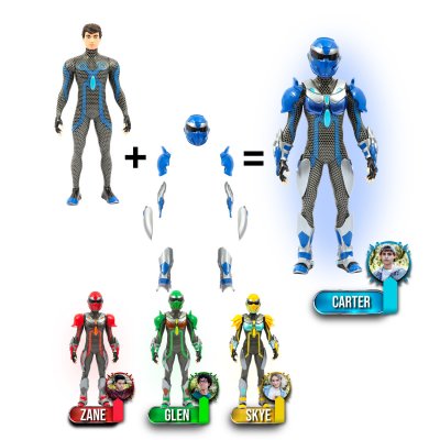 GP TOYS Gormiti - Figurine articul&eacute;e de 27 cm Scion avec armure - Terre