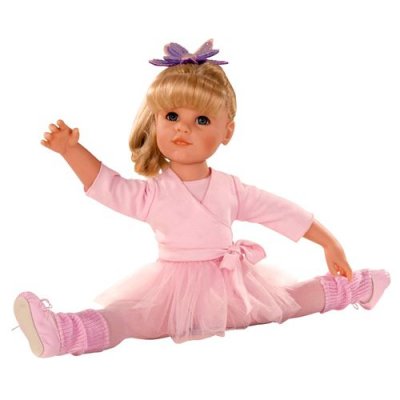 GOTZ G&ouml;tz Hannah at the ballet, blond haar, blauwe ogen, 50 cm (Inhoud: 14-delig)