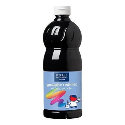 LEFRANC & BOURGEOIS Gouache liquide - 1 litre - Color & Co - Noir Ecole