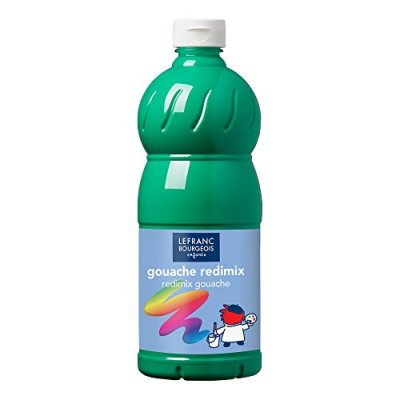 LEFRANC & BOURGEOIS Gouache liquide - 1 litre - Color & Co - Vert franc Ecole