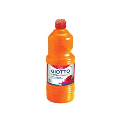 GIOTTO Gouache liquide orange  - flacon de 1 litre