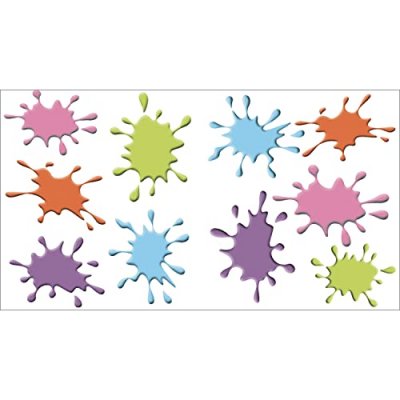 GOUACHE Stickers muraux enfant 2 planches 18.5x15cm