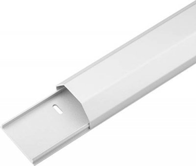 GENERIQUE Goulotte cache-c&acirc;bles (110 x 5 cm) (coloris blanc)  90728