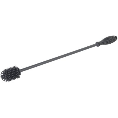 WENKO Goupillon &agrave; bouteilles silicone 38 cm gris Sia