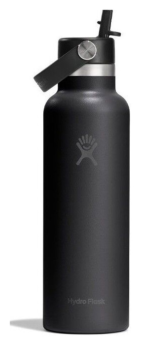 HYDRO FLASK Gourde isotherme  Standard Flex Straw 621 ml noir