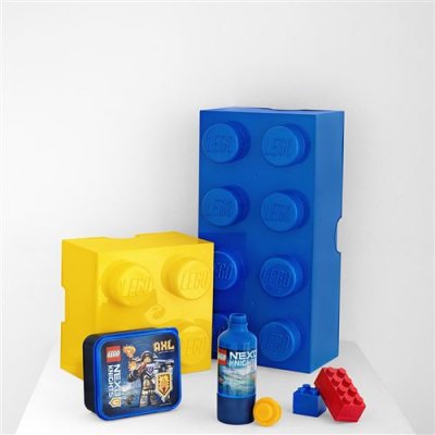 Gourde LEGO NEXO KNIGHTS avec tasse, 350 ml, bleu