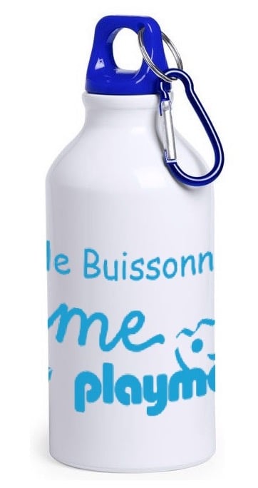 Gourde Playmobil fait l'Ecole buissonniere