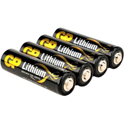 GP  batteries lithium - blister de 4 piles aa lithium 103154