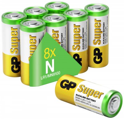 GP BATTERIES  Super Pile LR1 (N) alcaline(s) 1.5 V 8 pc(s)