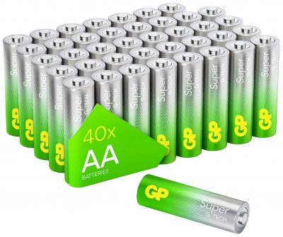 GP  Batteries Super Pile LR6 (AA) alcaline(s) 1.5 V 40 pc(s)
