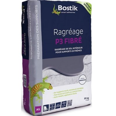 BOSTIK GP  CARRELAGE MACONNERIE Enduit de Sol Ragreage 25 kg 30120700