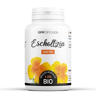 GPH DIFFUSION  - 200 gelules ESCHOLTZIA BIO AB dosees a 240 mg