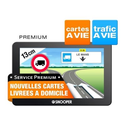 SNOOPER GPS  Truckmate PL5400 Dashcam int&eacute;gr&eacute;e 5''