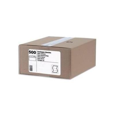 GPV  Bo&icirc;te de 500 enveloppes Blanches auto-adh&eacute;sives 80g Format C6 114x162mm
