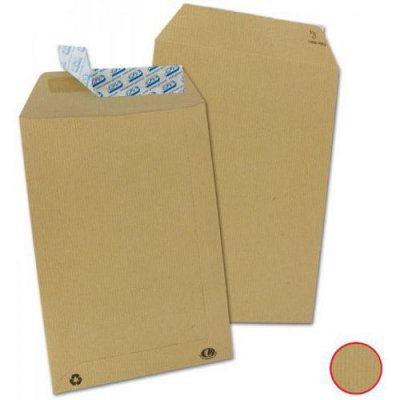 GPV  - Paquet De 50 Pochettes Kraft Brun Auto-Adh&eacute;sif - Format C4 229x324mm Soufflet 30mm 120g