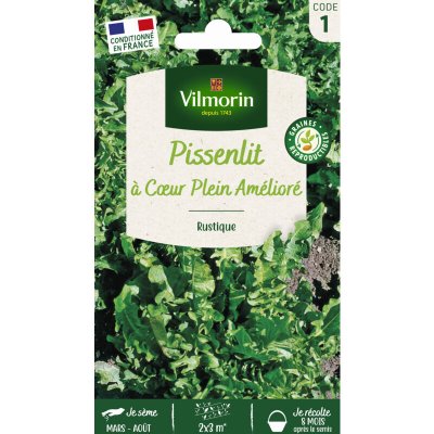 VILMORIN Graines de Pissenlit &agrave; Coeur Plein Am&eacute;lior&eacute; 